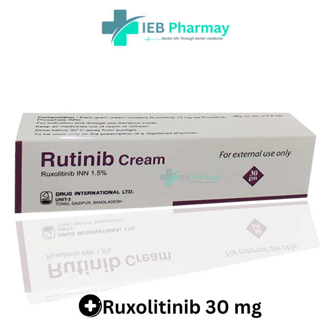 Rutinib Cream 30 mg (Ruxolitinib)